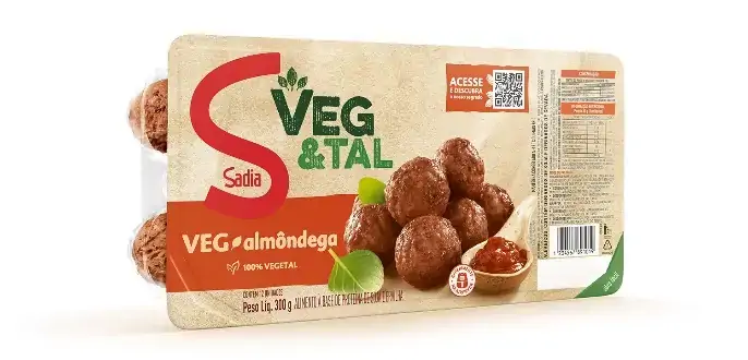 Almôndega Vegetal Sadia Veg Tal Caixa 300g 12 Unidades