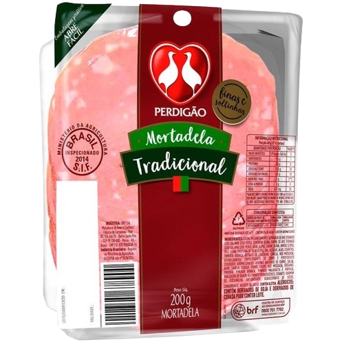Mortadela Fatiada Tradicional Perdigão 200g
