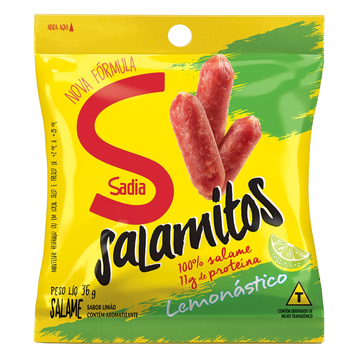 Salame Lemonástico Sadia Salamitos 36g