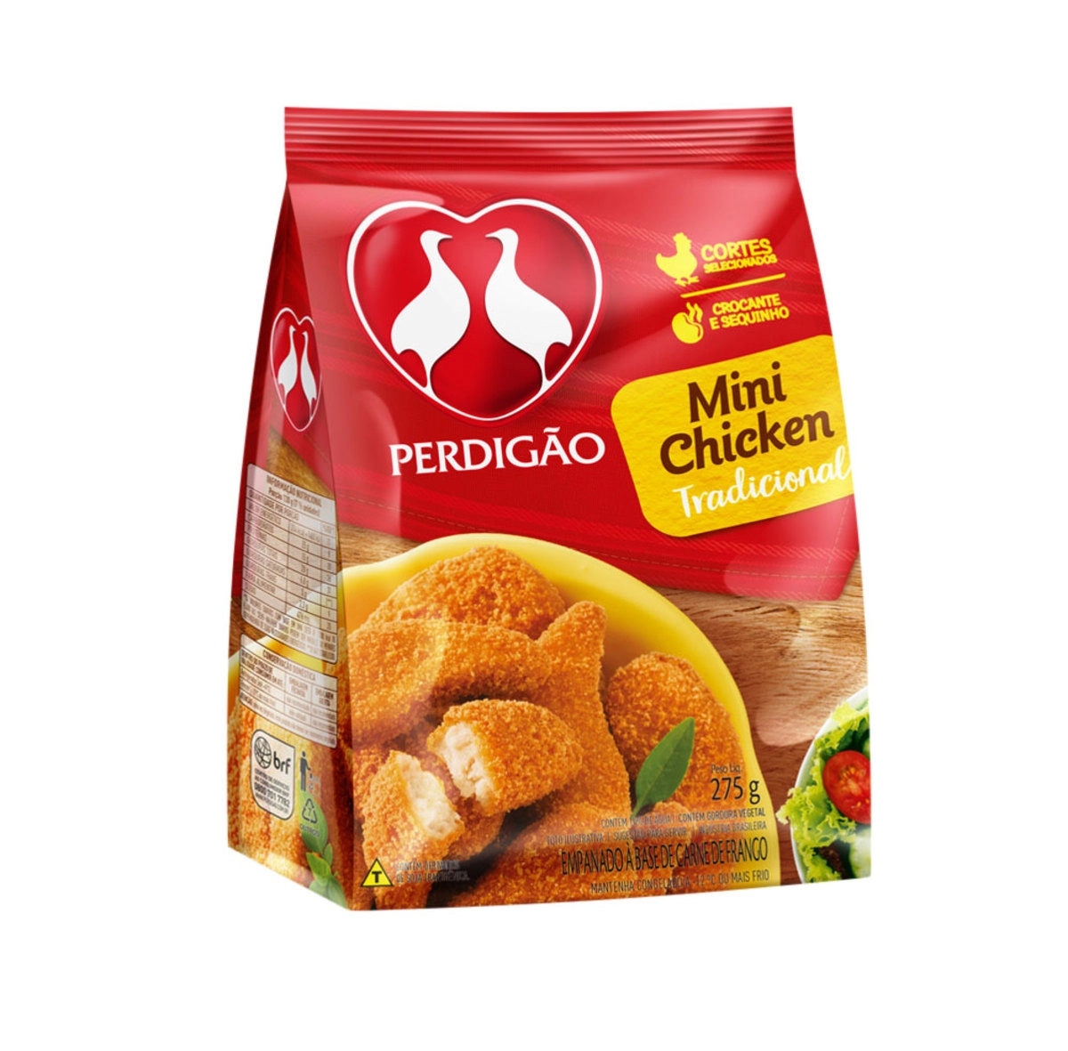 Empanado De Frango Tradicional Perdigão Mini Chicken Pacote 275g