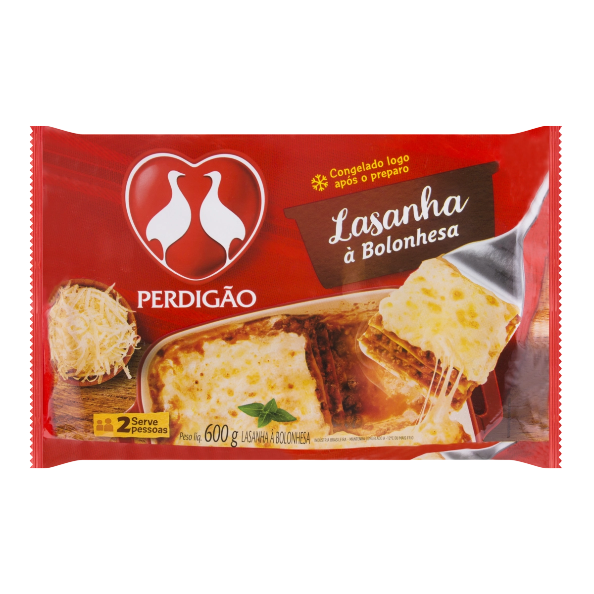 Lasanha Bolonhesa Perdigão Nosso Menu Pacote 600g