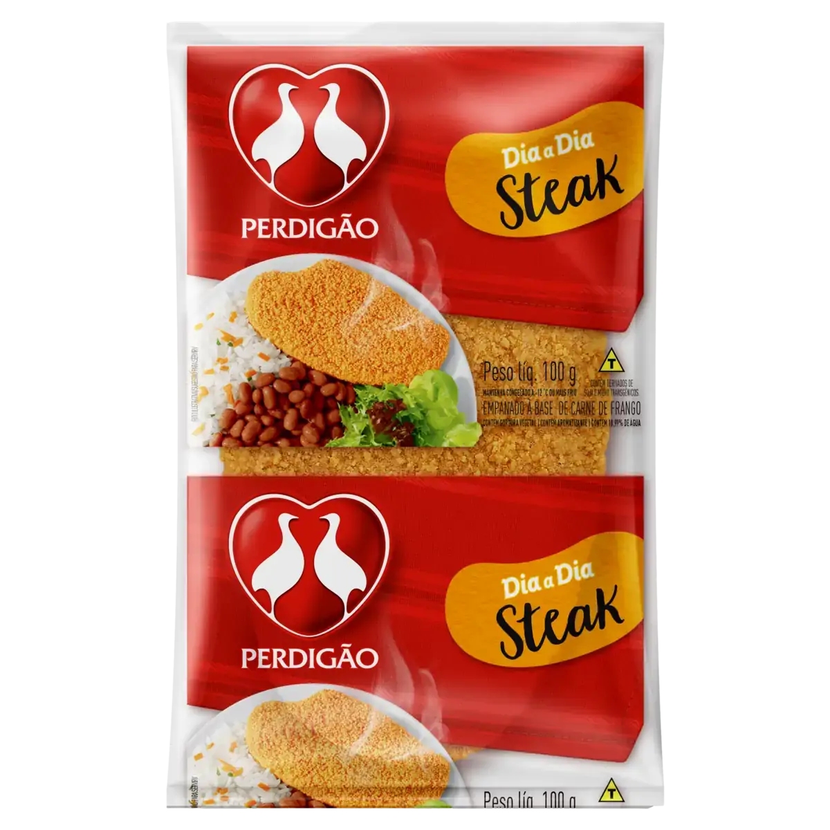 Empanado De Frango Steak Perdigão Dia A Dia Pacote 100g