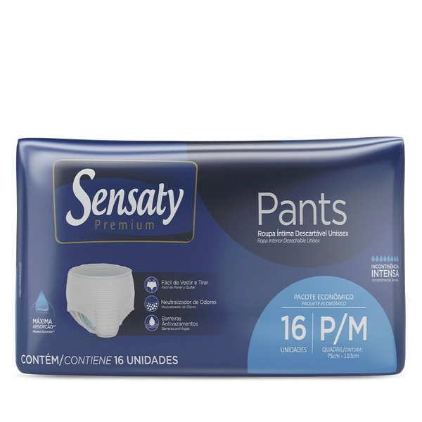 Fralda Sensaty Pants Econ Pm 16