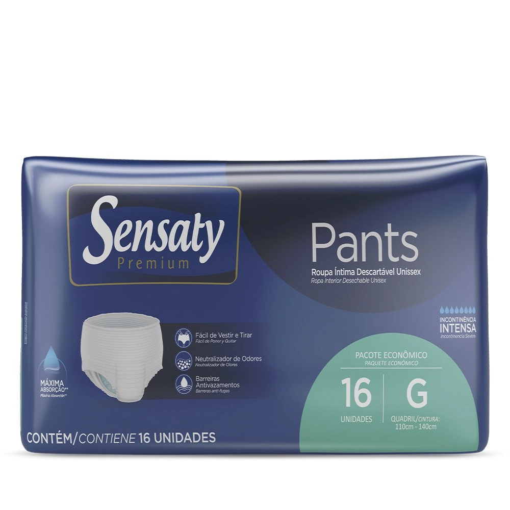 Fralda Desc Sensaty Pants Econ G C/