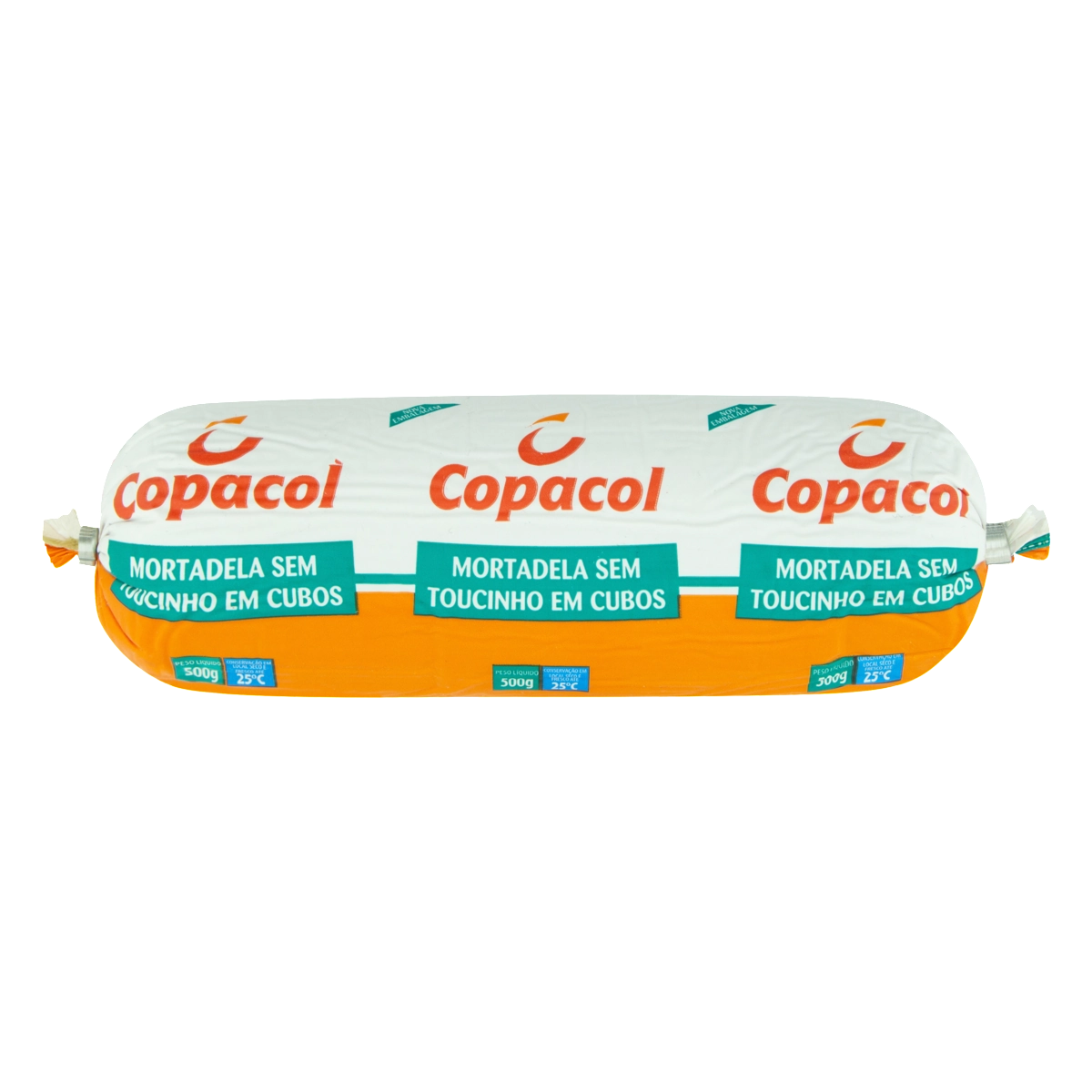 Mortadela Mista Sem Toucinho Em Cubos Copacol Pacote 500g