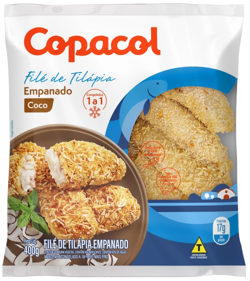 File Tilapia Empanado Coco Iqf Copacol 400g