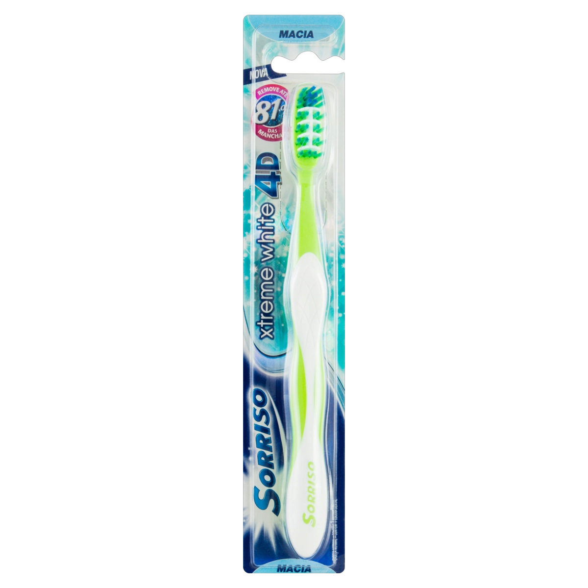 Escova Dental Macia Sorriso Xtreme White 4d