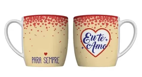 Caneca Allmix Urban Eu Te Amo 360ml Un