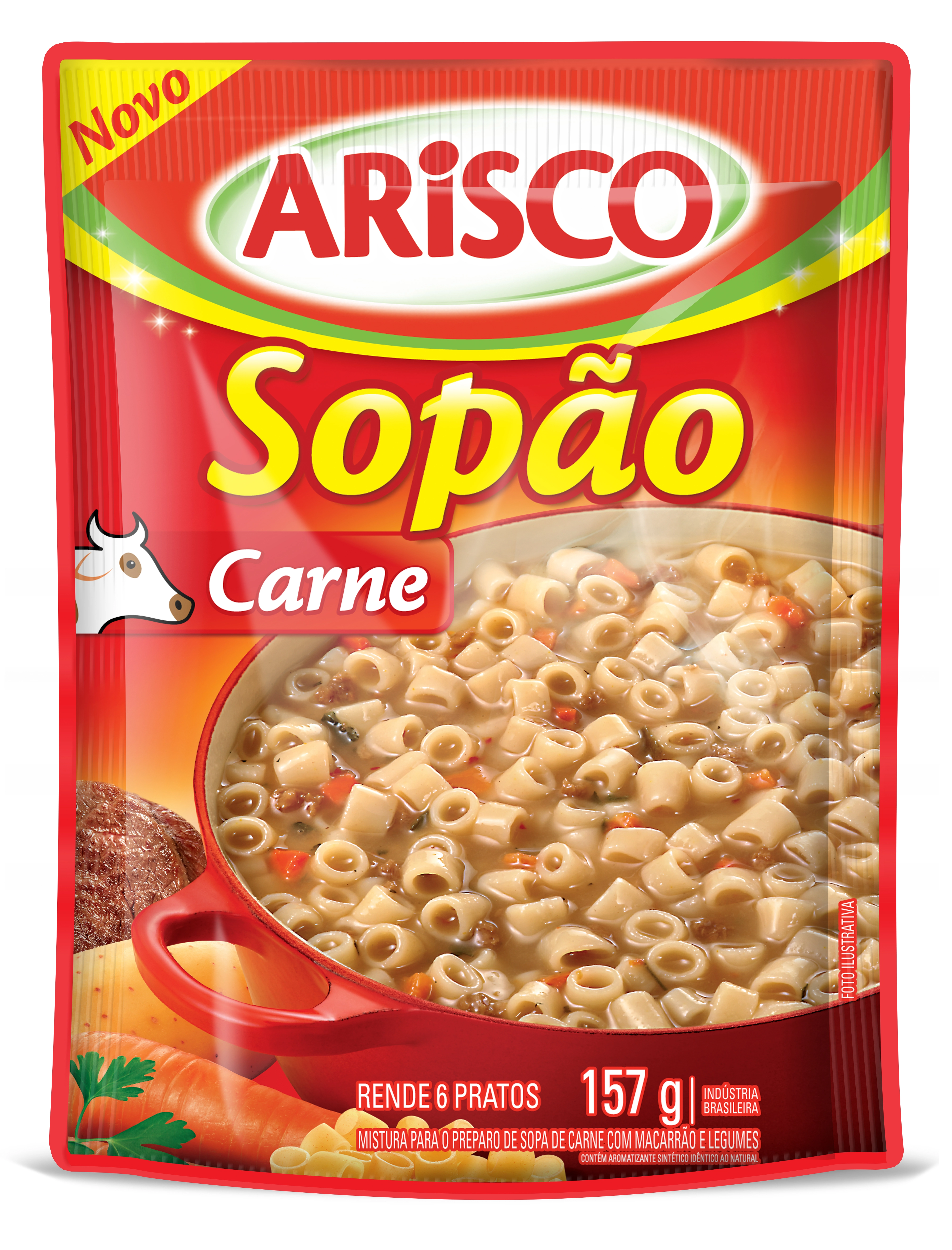 Sopão Carne Arisco Sachê 157g
