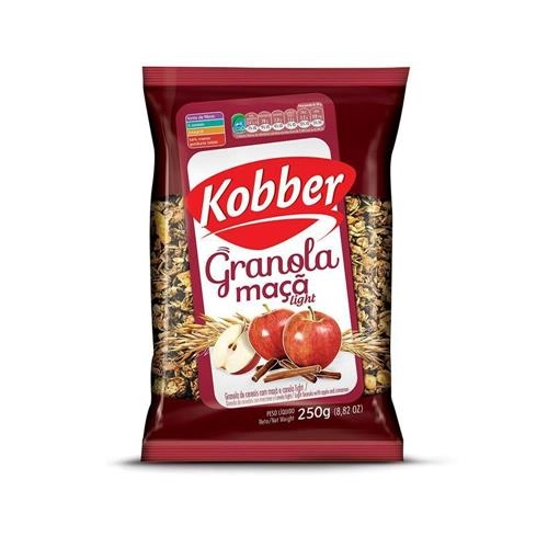 Granola Light Maçã Kobber Pacote 250g