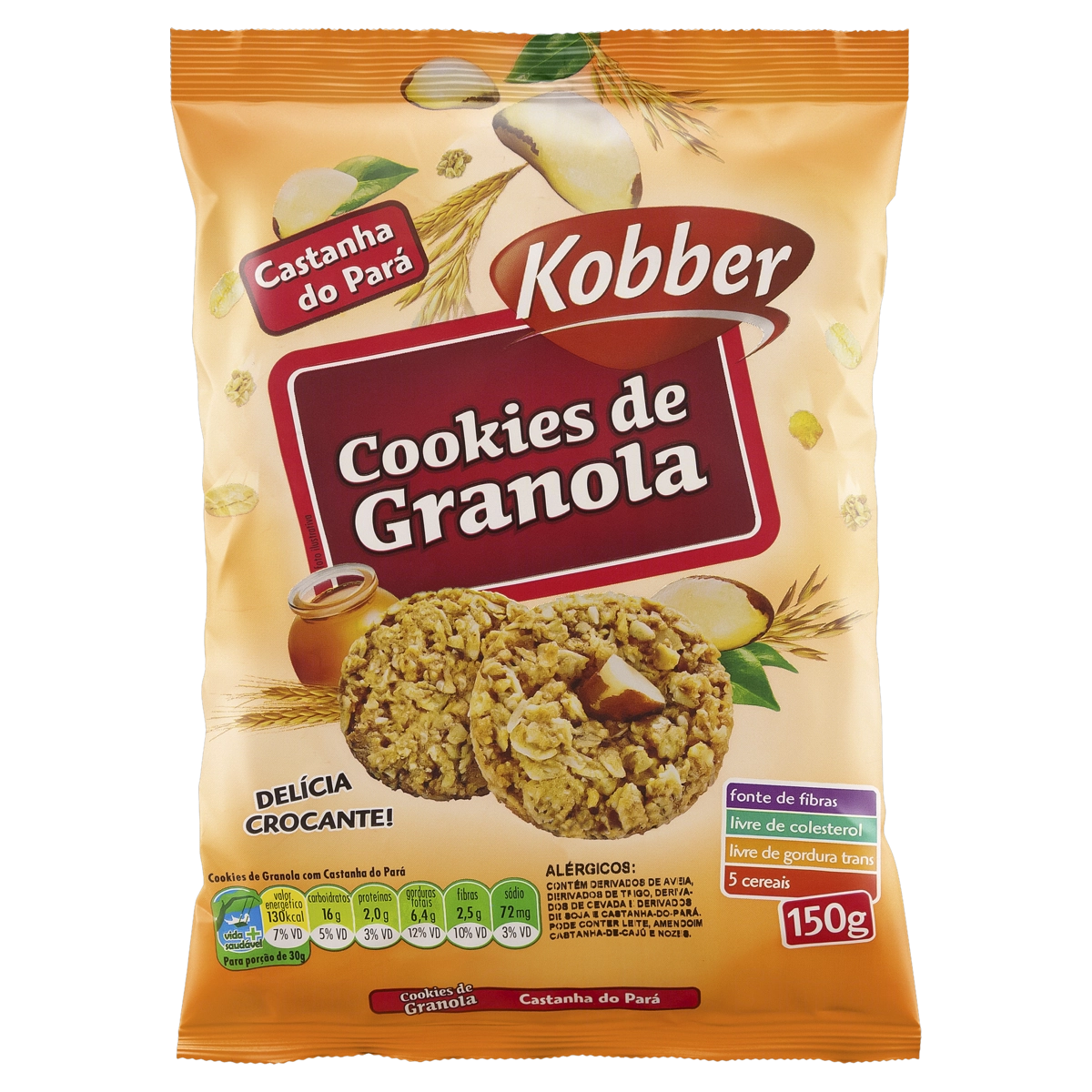 Cookie De Granola Kobber Castanha Para