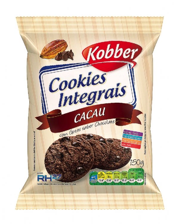 Cookie Integral Kobber Cacau C/gotas Chocolate