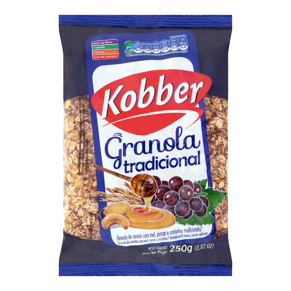 Granola Tradicional Kobber Pacote 250g