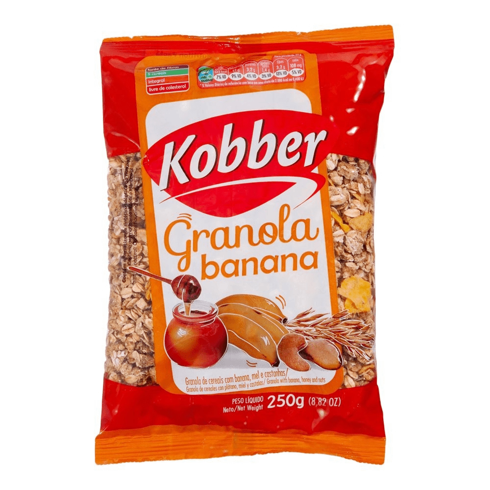 Granola Banana Kobber Pacote 250g