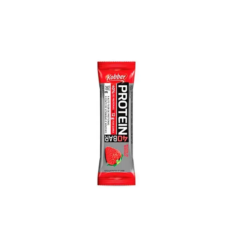 Barra De Proteinas Kobber 30g Mouse Morango