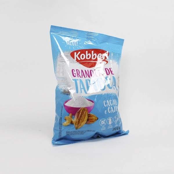 Granola De Tapioca Cacau E Caju Kobber Pacote 200g