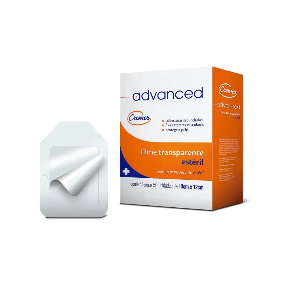 Curativo Filme Transparente Estéril Advanced 6x7cm - Cremer - Unidade