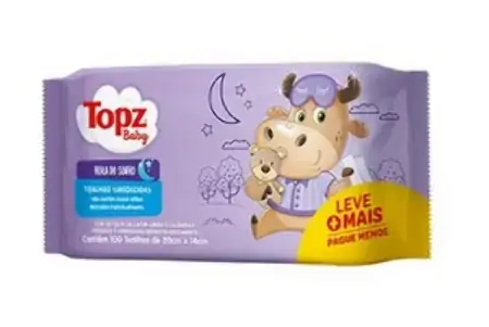 Toalhas Umedecidas Topz Baby Leve Mais Pague Menos