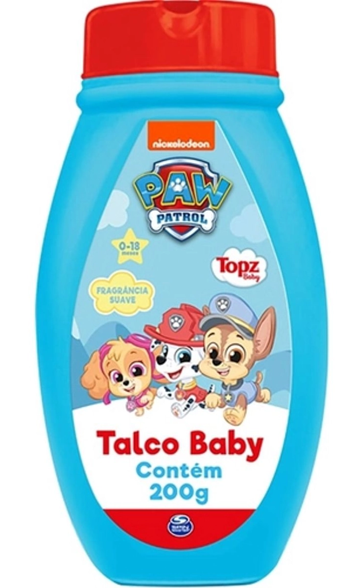 Talco Baby Topz Patrulha Canina 200g