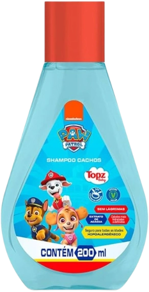Shamp Topz Patr Canina Cachos Hidr 200ml