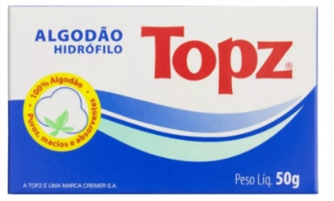 Algodao Topz Caixa 50g