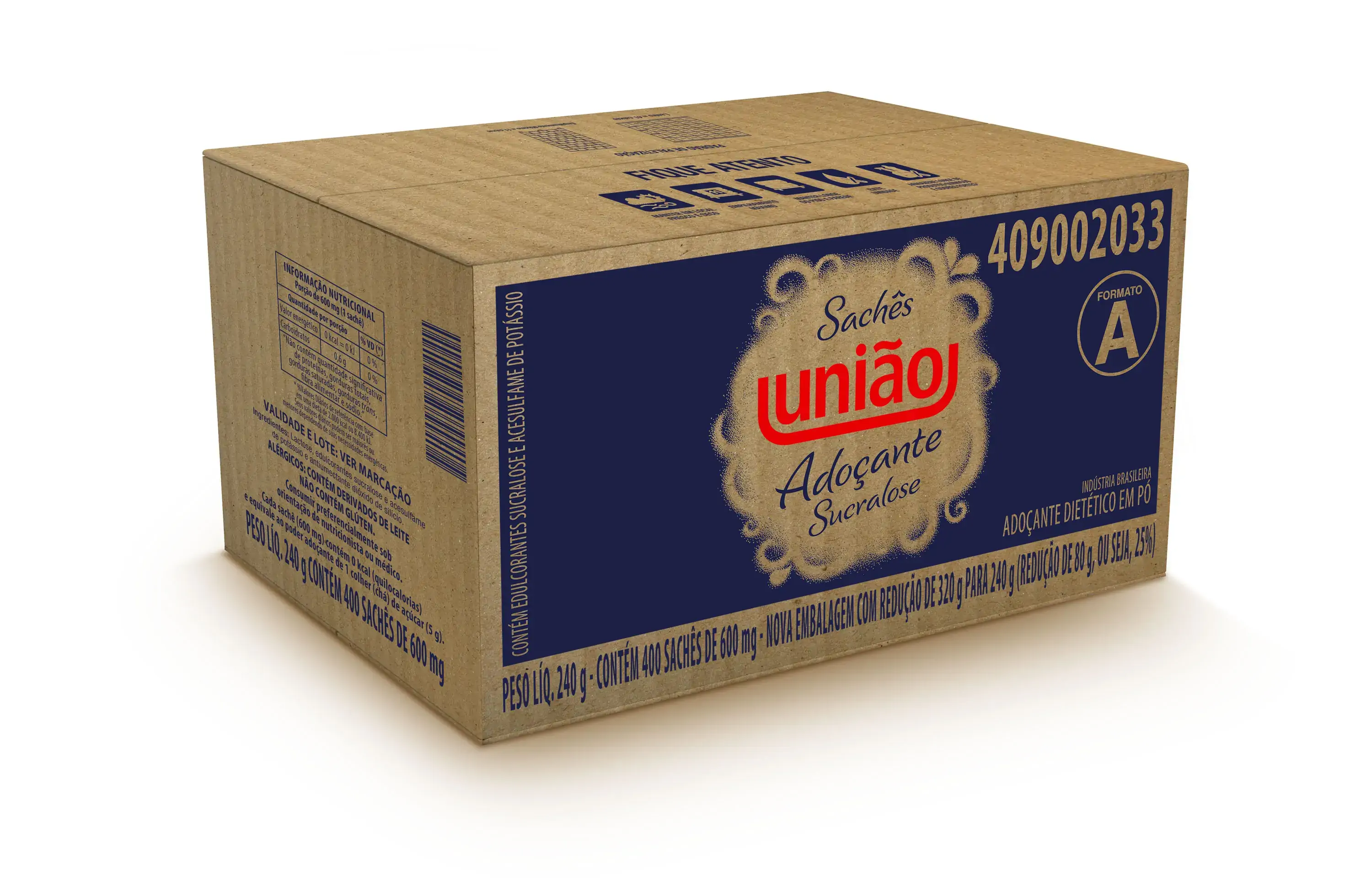 Adocante Sucralose 0,6g Uniao Sc Atacado