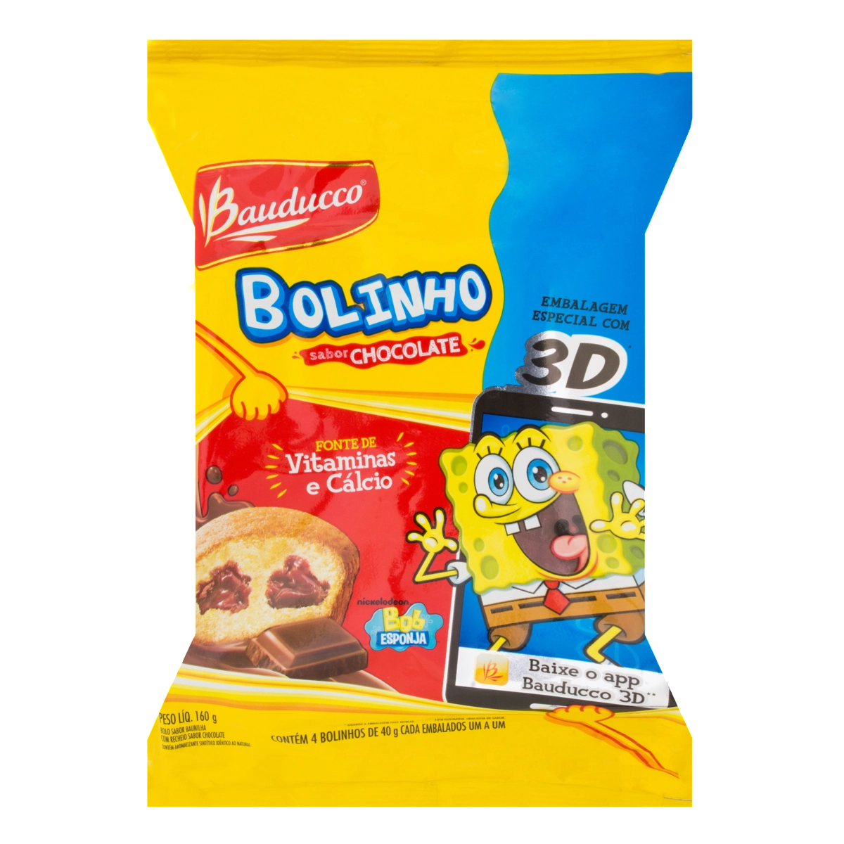 Bolinho De Chocolate Bauducco Pacote 160g