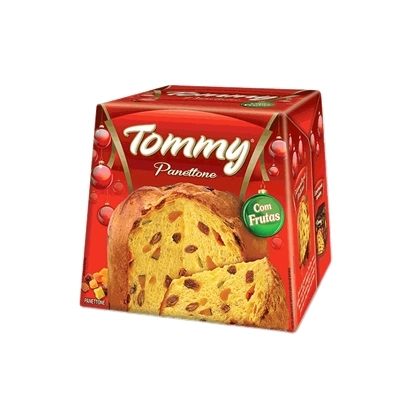 Panettone Com Frutas Tommy Caixa 400g
