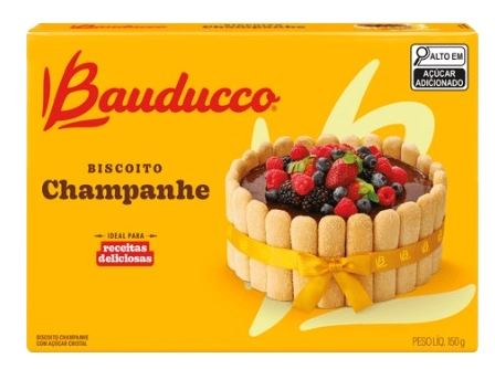 Biscoito Champagne Com Açúcar Cristal Bauducco Caixa 150g