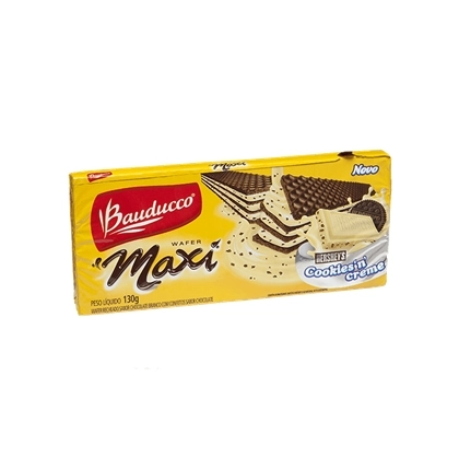Wafer Bauducco Maxi Cookies N Creme
