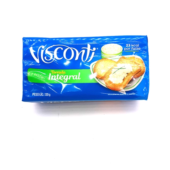 Torrada Integral Visconti Pacote 120g