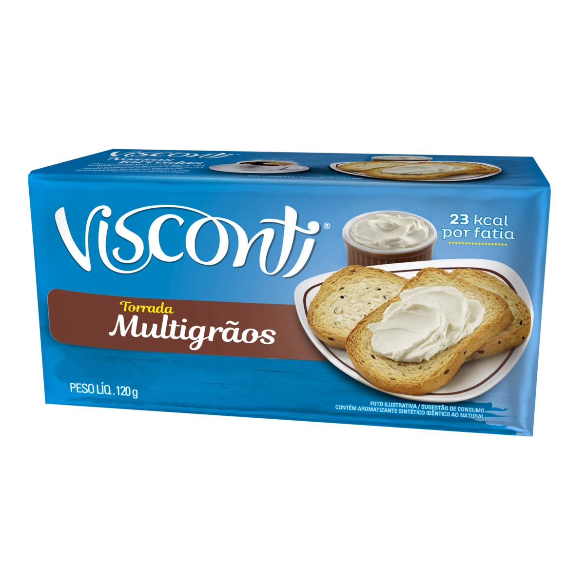 Torrada Multigrãos Visconti Pacote 120g