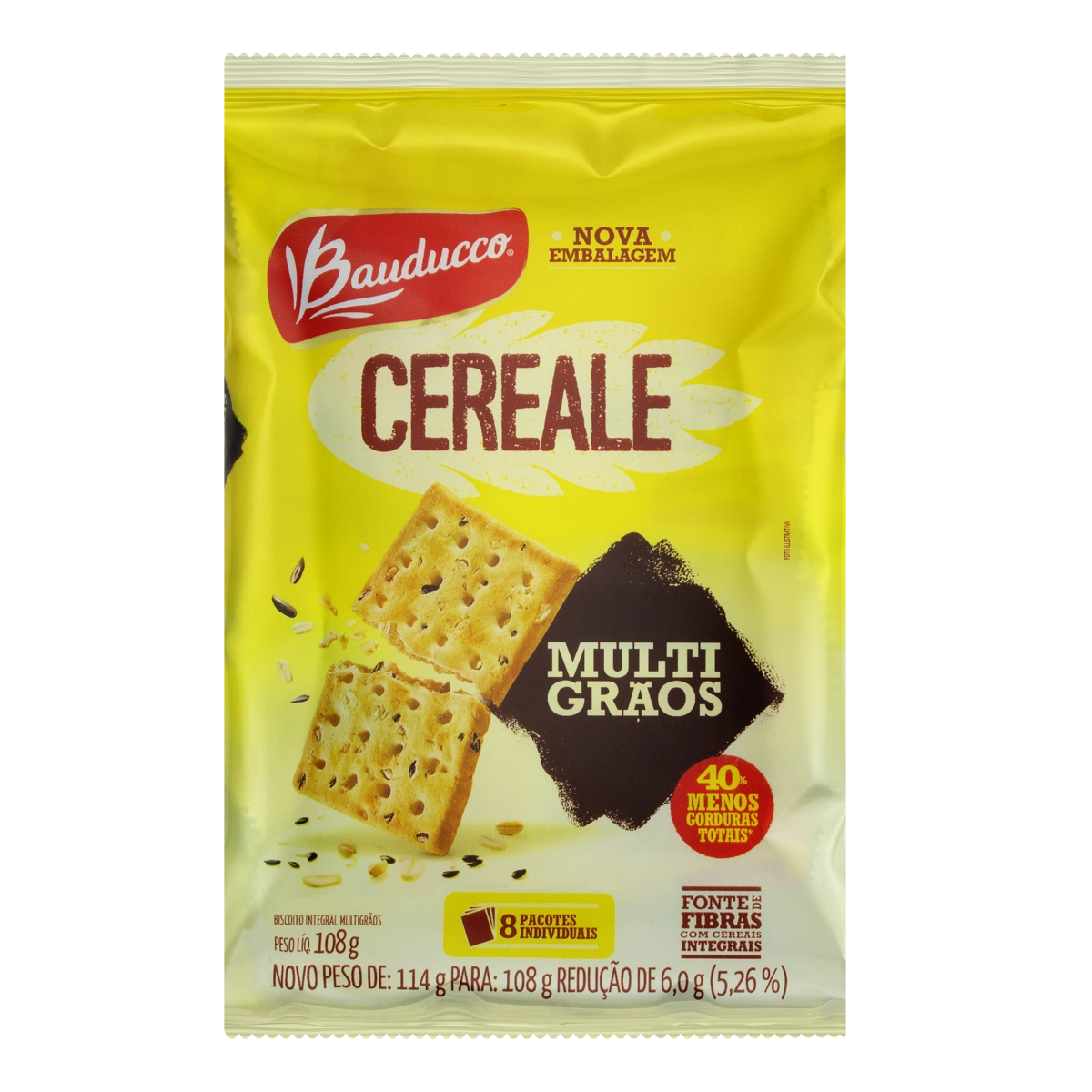 Bisc Bauducco Cereale Castanhas E Quinoa 108g