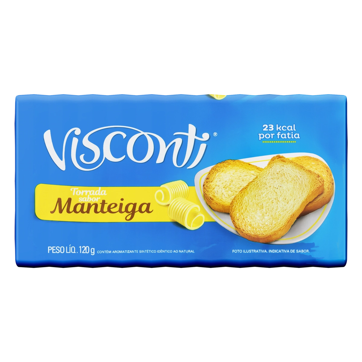 Torrada Manteiga Visconti Pacote 120g