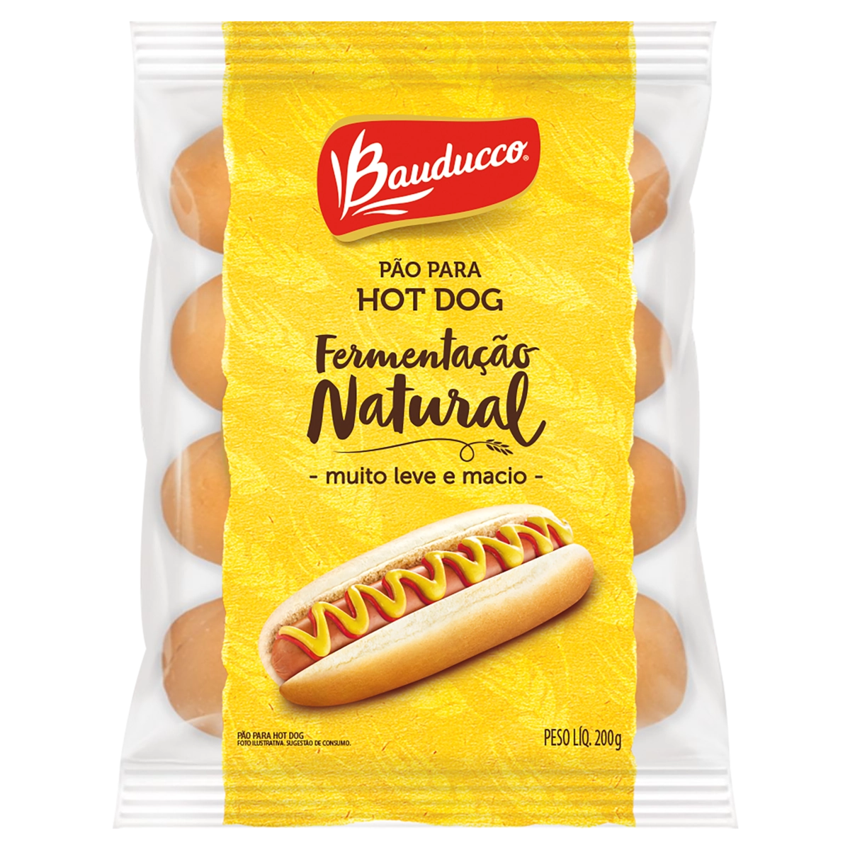 Pão Para Hot Dog Bauducco Pacote 200g