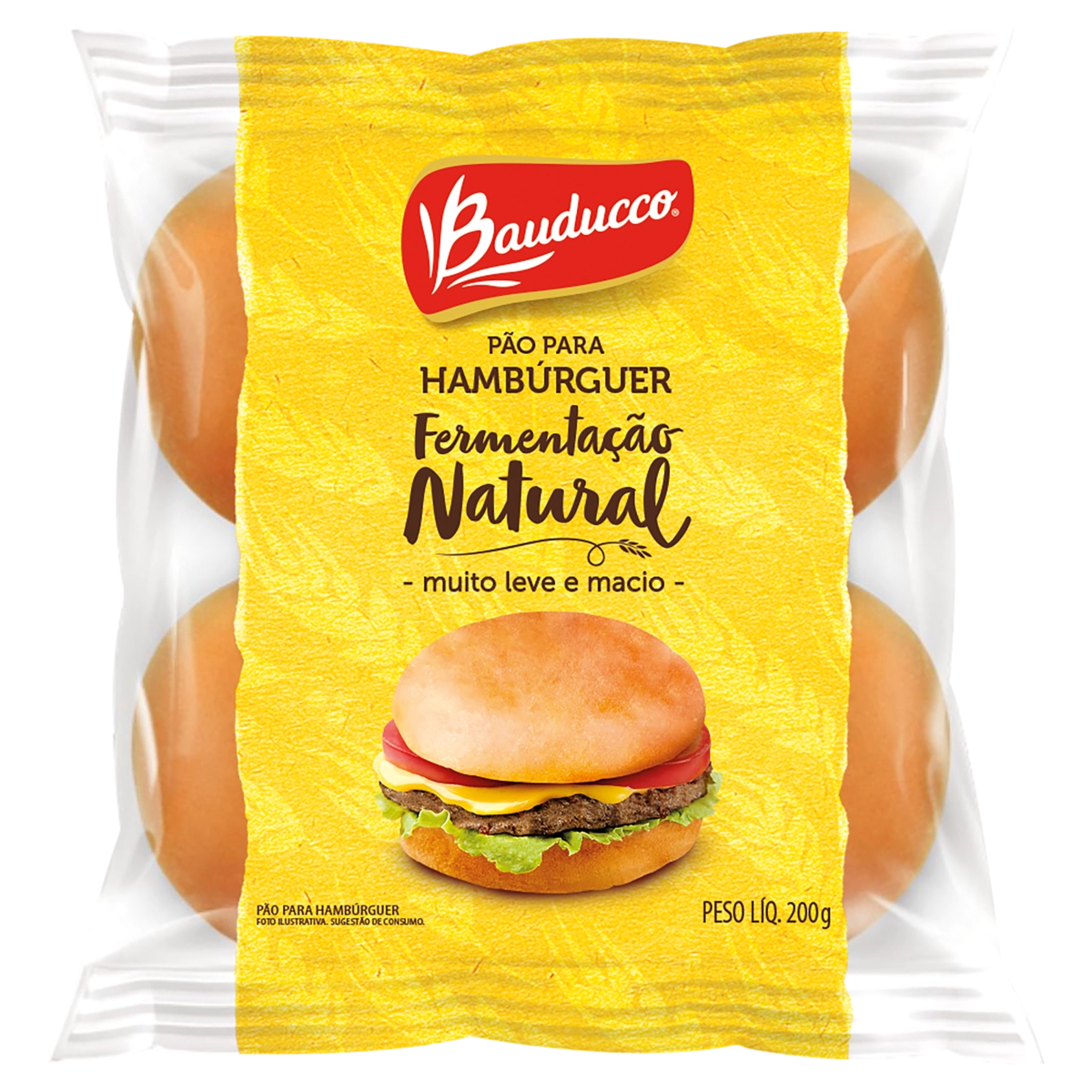 Pão Para Hambúrguer Bauducco Pacote 200g