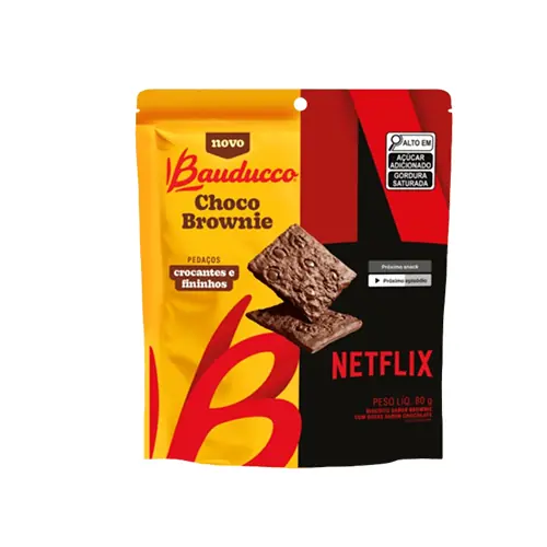 Biscoito 80g Bauducco Choco Brownie