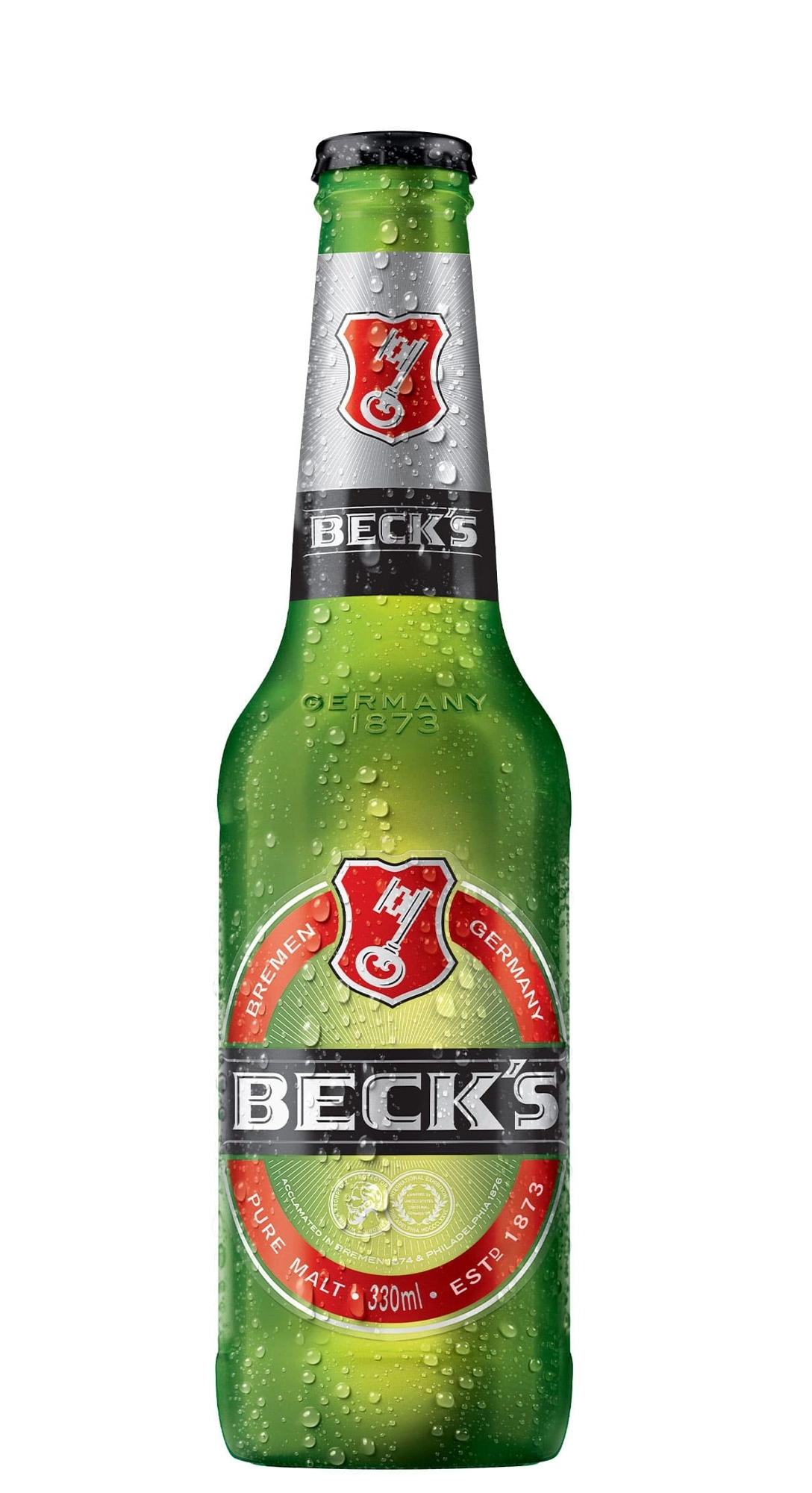 Cerveja German Lager Puro Malte Becks Garrafa 330ml
