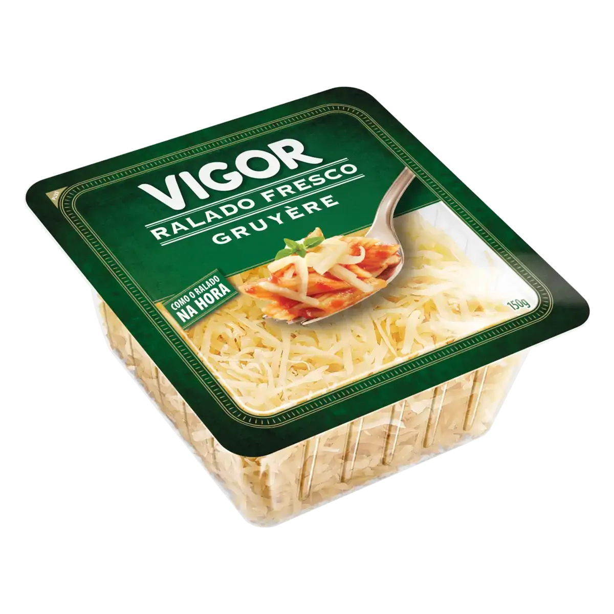 Queijo Gruyère Ralado Vigor Bandeja 150g