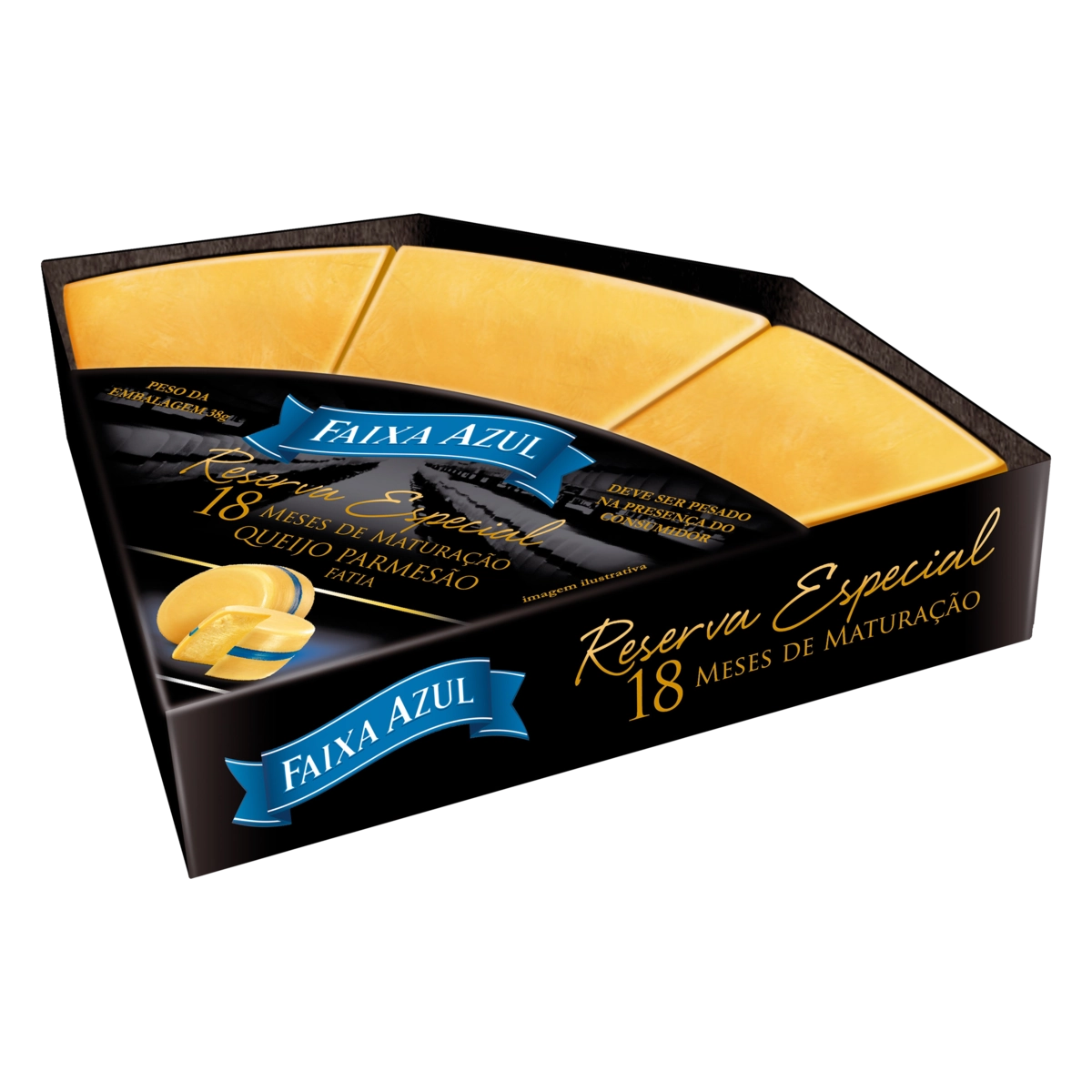 Queijo Parmesão Reserva Especial Faixa Azul 205g