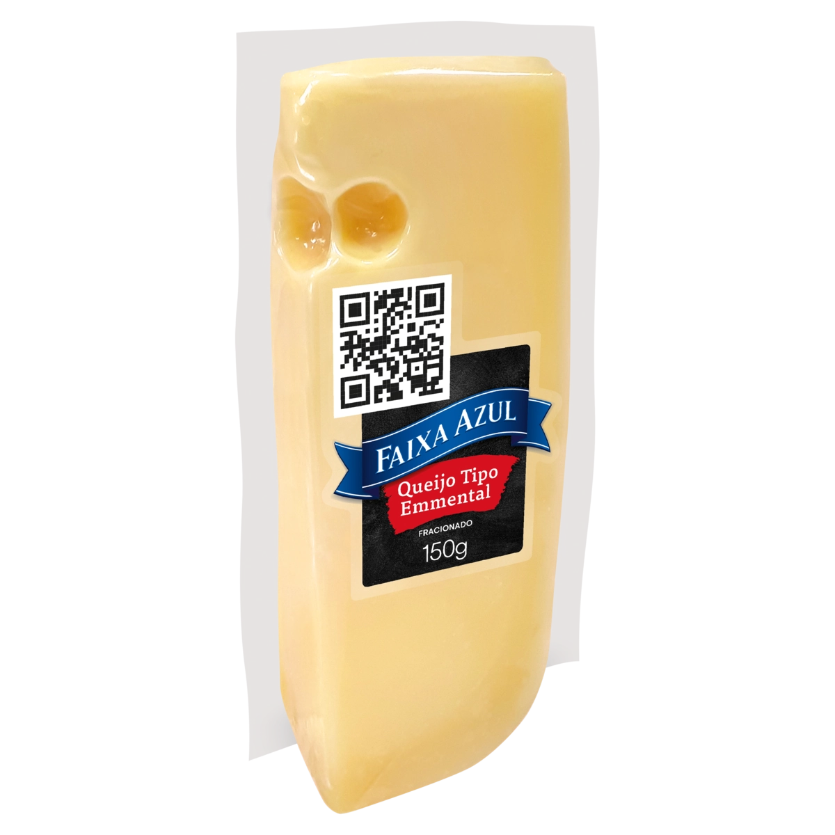 Queijo Emmental Fracionado Faixa Azul 150g