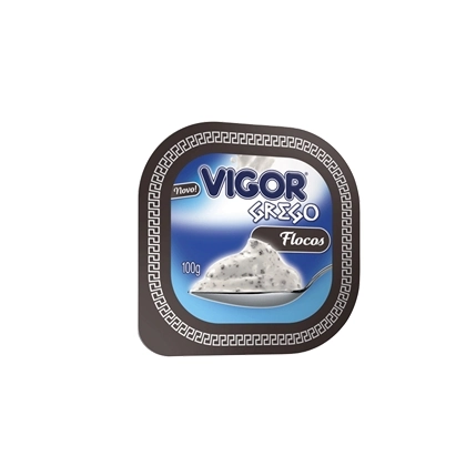 Iogurte Grego Flocos Vigor Loucos Por Flocos Pote 90g