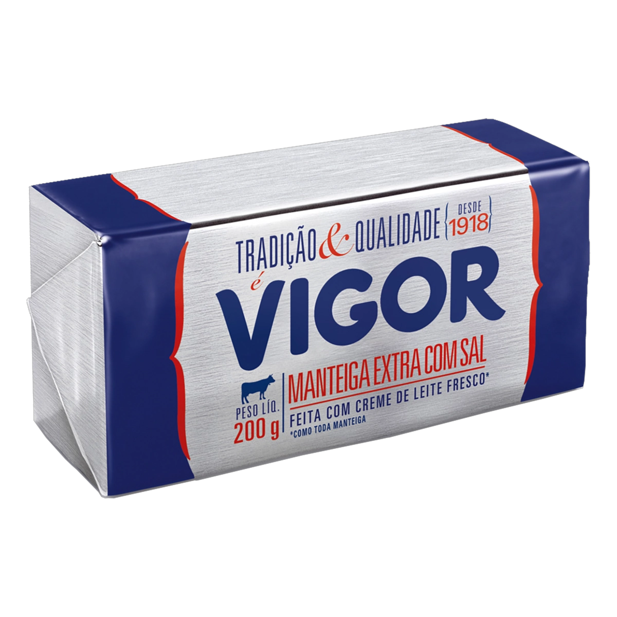 Manteiga Extra Com Sal Vigor 200g