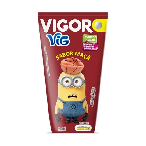 Refresco Adoçado Maçã Minions Vigor Vig Caixa 200ml