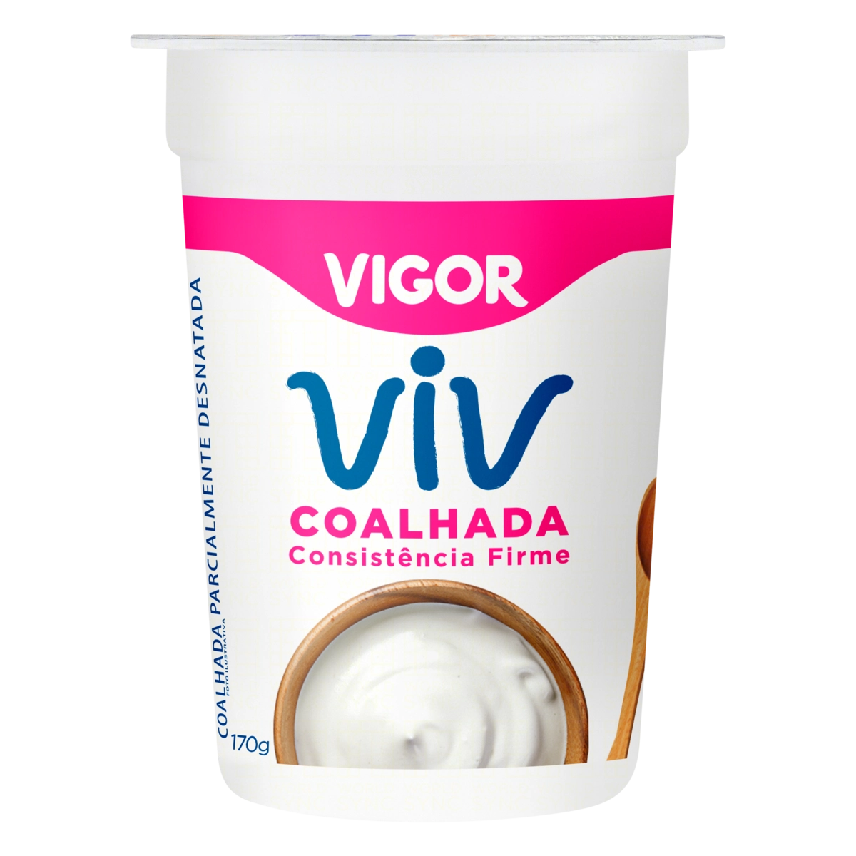 Coalhada Parcialmente Desnatada Vigor Viv Copo 170g