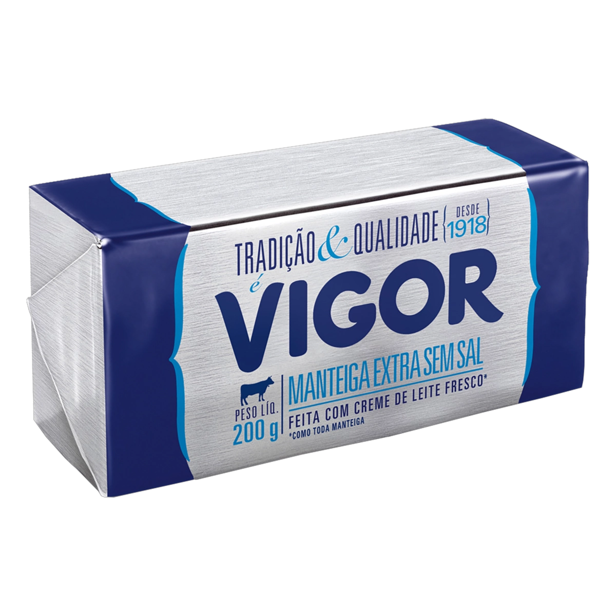 Manteiga Extra Sem Sal Vigor 200g