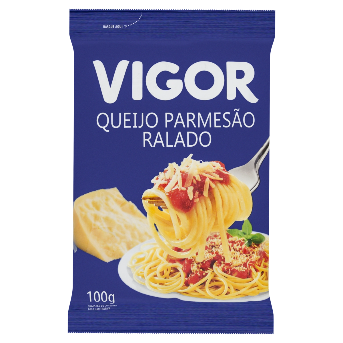 Queijo Parmesão Ralado Vigor Pacote 100g
