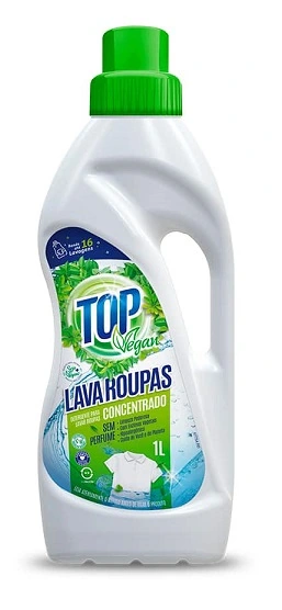 Sabao Liq Top Vegan Sem Perfurme 1l