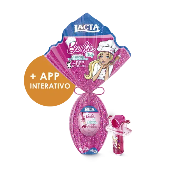 Ovo Pascoa Lacta 157g Barbie
