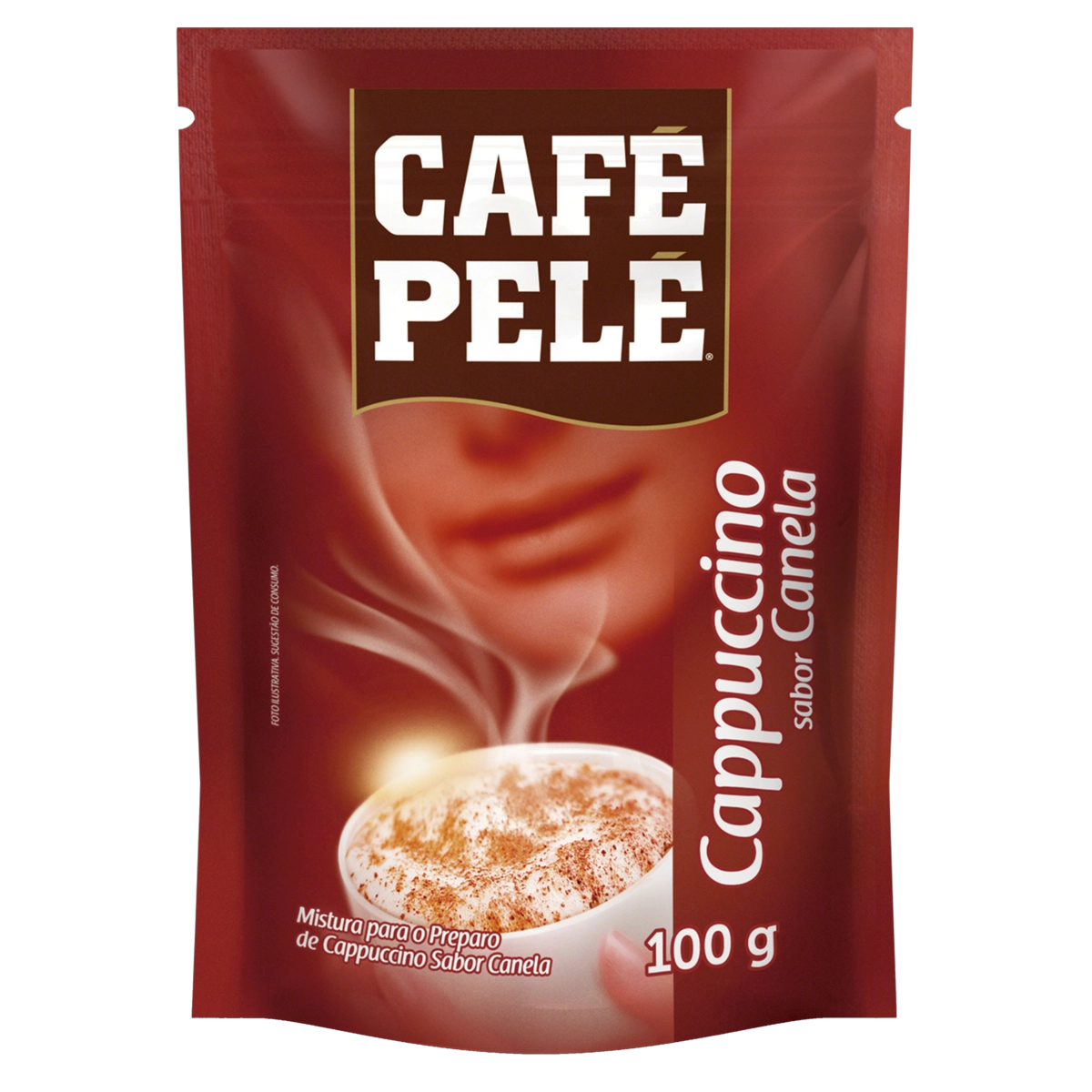 Cappuccino Solúvel Canela Café Pelé Pouch 100g